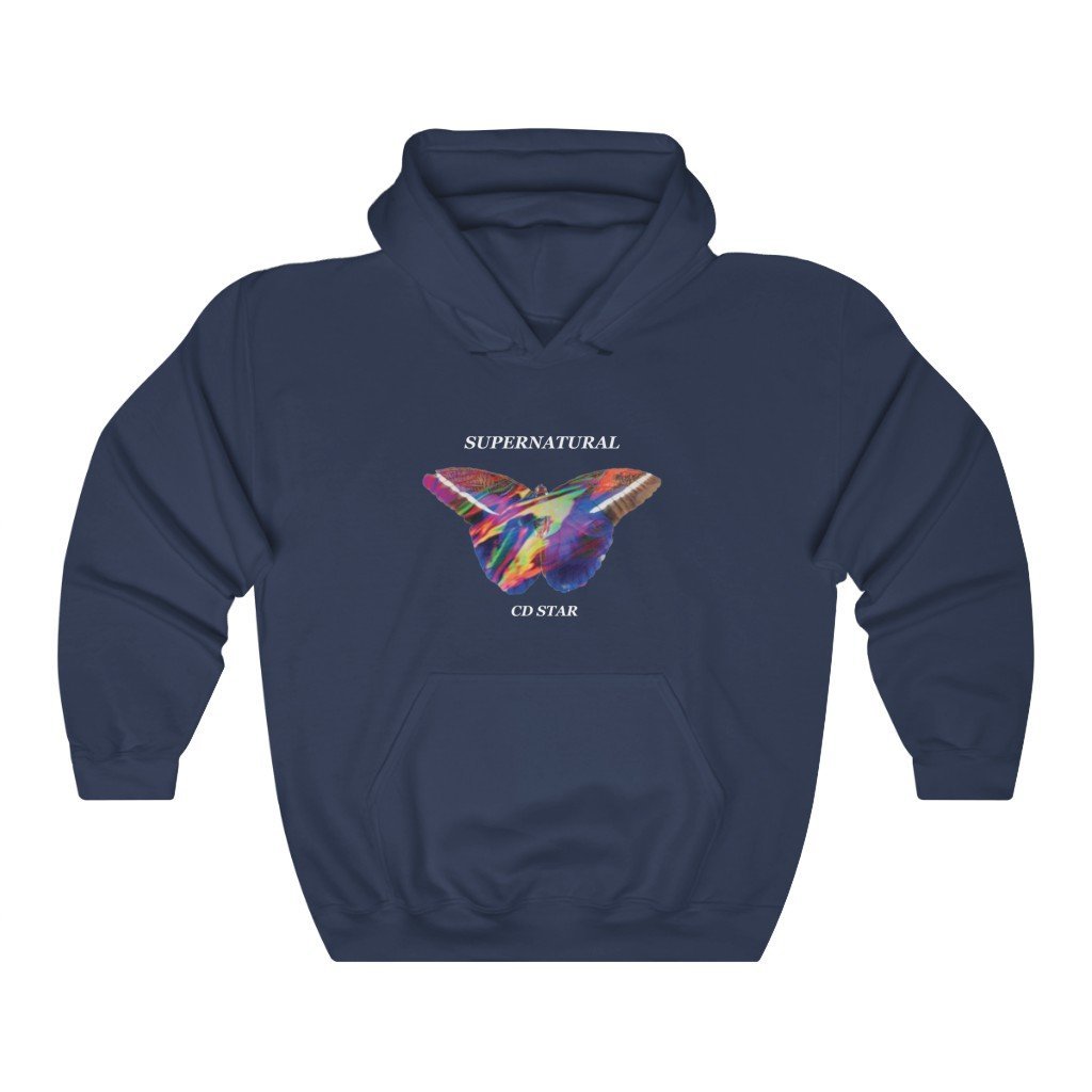 cd star supernatural hoodie blue